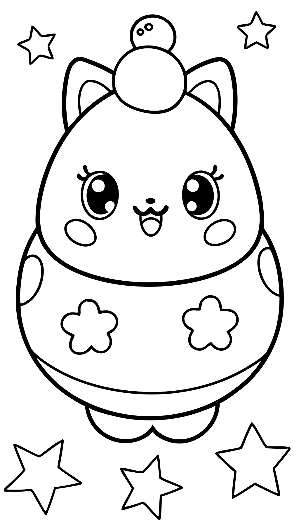 Página para colorear de SquishMallows imprimibles